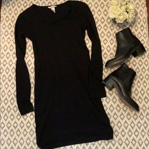 Black cotton dress